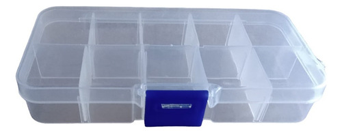 Kit De 5pz De Caja Organizadora De Plástico, 10 Divisiones