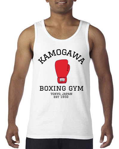 Playera Tanktop Kamogawa Gym Hajime No Ippo Box Sin Mangas