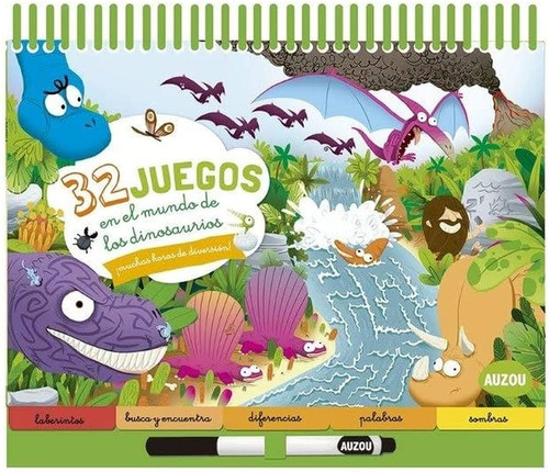 32 Juegos En El Mundo De Los Dinosaurios - Vv.aa