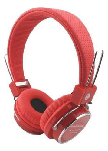 Headphone B-05 Fone De Ouvido Wireless Bluetooth Vermelho