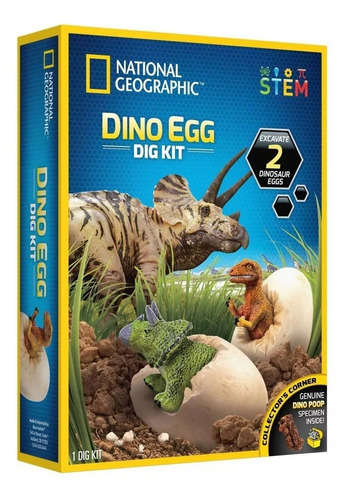 National Geographic Kit De Excavación Huevos Dinosaurio