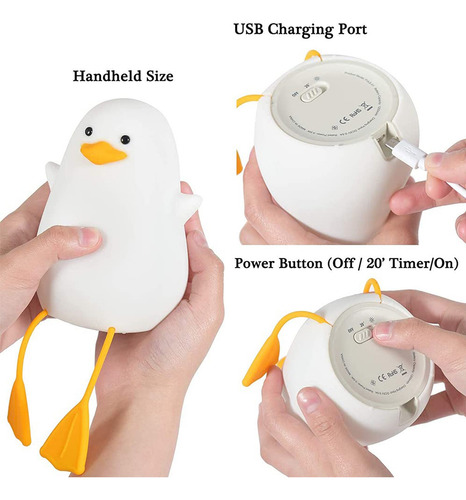 Bonita Lámpara Led De Mesita De Noche Para Dormitorio, Cumpl