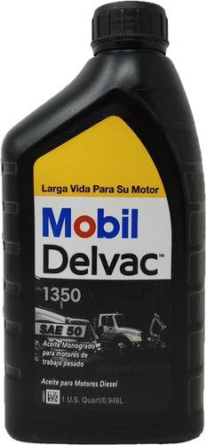 Aceite Mobil Delvac 1350 Sae 50 X 1/4 Galón