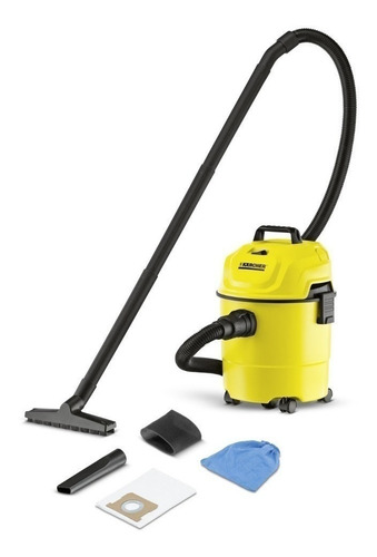 Imagen 3 de 5 de Aspiradora multifunción De tacho Kärcher Home & Garden WD 1 15L amarilla 220V-240V 50Hz/60Hz