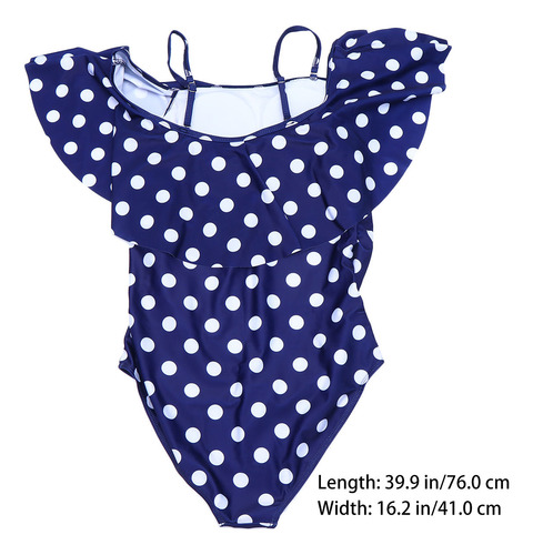 Traje De Baño De Verano Cómodo Con Estampado De Puntos A La