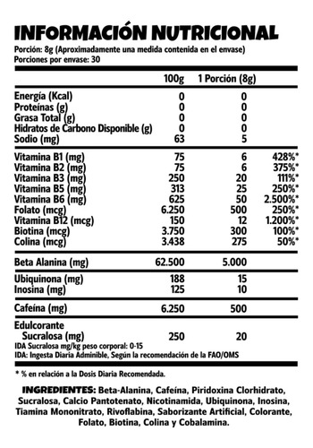 Pack Creatina 300gr + Pre-entreno Krazzy 24ogr - Body Bunny