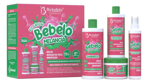 Kit Capilar Bio Instinto Bebeloo 4 Itens Escolha O Seu