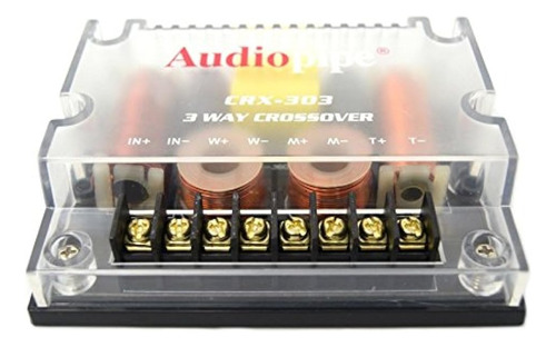 Audiopipe Crossover De 3 Vías Crx303 300 Vatios Crossover Pa