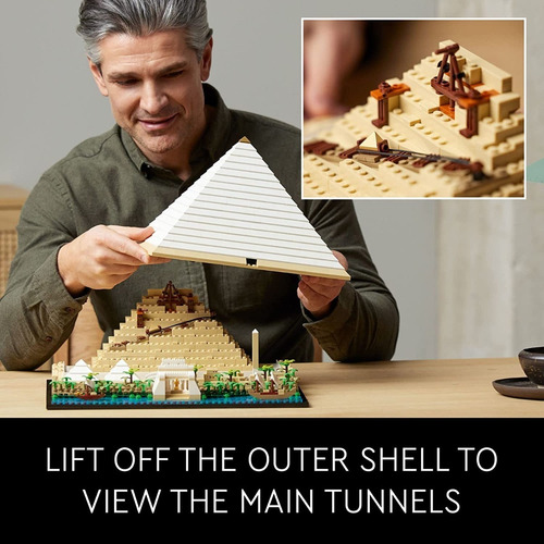 Imagen 4 de 7 de Lego Architecture Piramide De Giza 21058