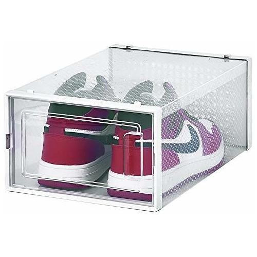 Caja Para Calzado Apilable Puerta Frontal Standard Blanco 1u