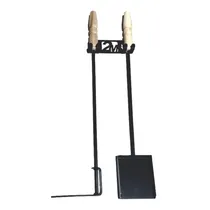 Comprar Pala Y Atizador 60 Cm Con Soporte De Pared Para Parrillas