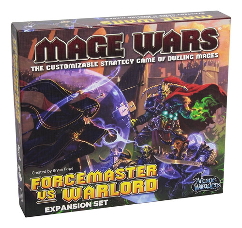 Juego De Mesa Mage Wars Forcemaster Vs. Warlord Expansion