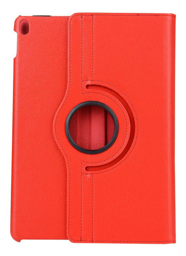 Funda transparente con soporte giratorio para iPad Pro de 11 pulgadas, color rojo