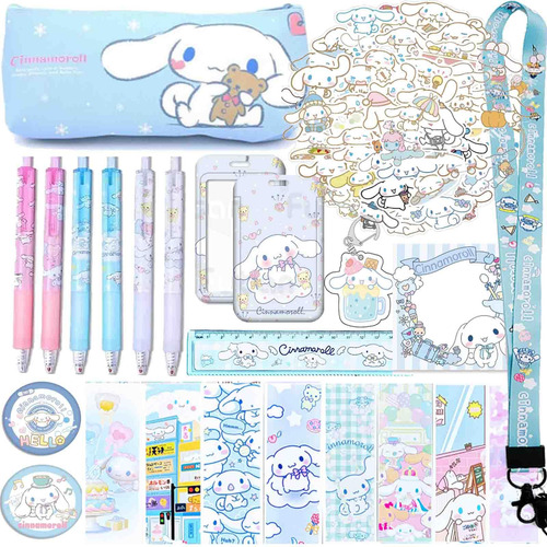 Cinnamoroll - Juego De Suministros Escolares - Estuche Para