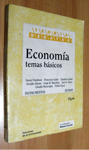 Economia Temas Basicos - Manuel Acevedo