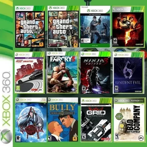 jogos Xbox 360 desbloqueado