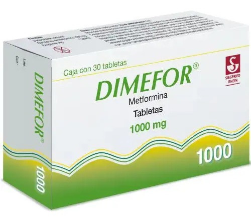 Dimefor 30 Tabletas 1000mg