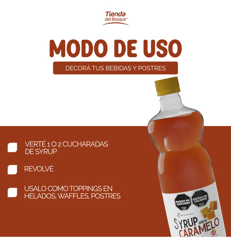 Salsa Syrup Cremuccino Caramelo Cafeteria Y Coctelería 1l