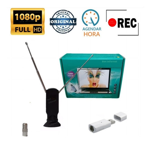 Receptor De Tv Digital Usb Full Hd 1080p Como Blu-ray