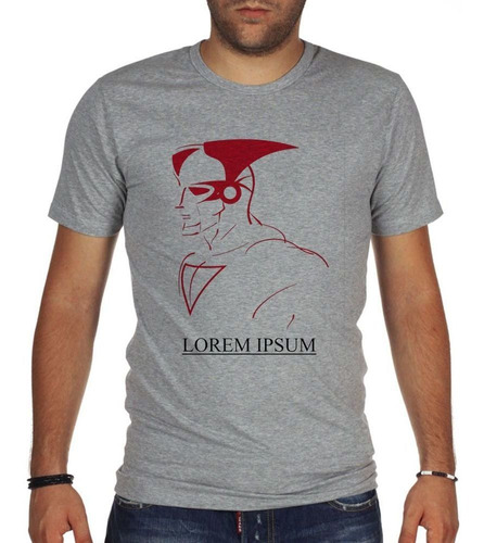 Remera De Hombre Lorem Ipsum Caballero Armadura Fight