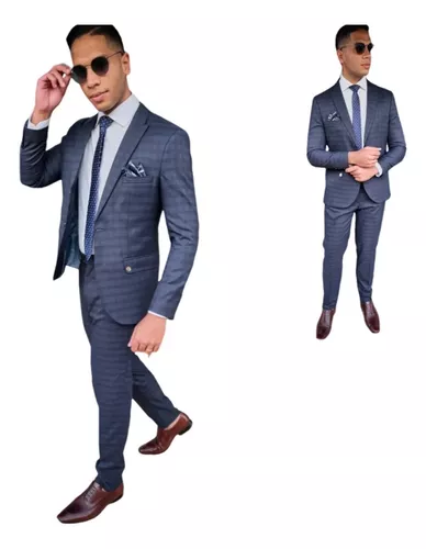 Blazer Masculino Vintage Xadrez Estilo Britânico – Mercado Roupas