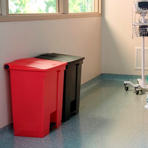 10 Contenedores De Pedal Rubbermaid Step On Manejo Residuos (Usado)