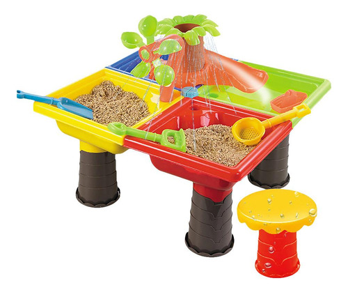 Mesa De Arena De Juguete Para Niños, Caja De Los 45x45x35cm