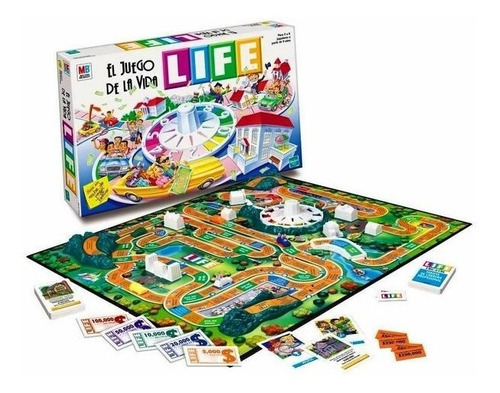 Imagen 7 de 7 de Juego de mesa El Juego de la Vida Hasbro S42566