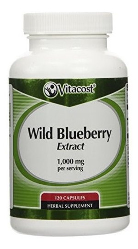 Vitacost Wild Blueberry Extract - 1000 Mg Por Porción - 120 