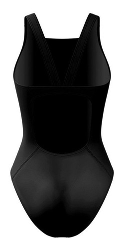Imagen 2 de 6 de Traje De Baño Dama Semiestampados Classic Strap Neg/aqua/mor