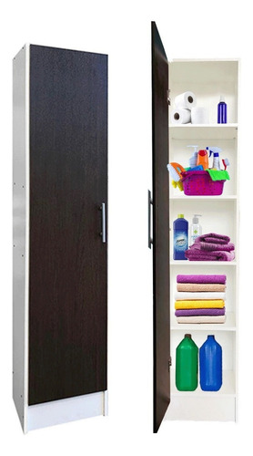 Despensero 1 Puerta 1,80 M Multifuncion Cocina Organizador # Color Wengue