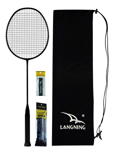 Langning Juego Raqueta Ultraligera Badminton 9u 2.19 Oz Plus