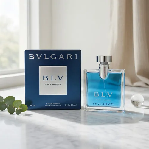 BVLGARI POUR HOMME ブルー 100ml Essência De Toalete Masculina Bvlgari Blv Pour Homme 101ml
