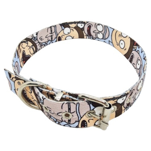 Collar Para Mascotas Y Perros - Rick & Morty - Lic. Color Multicolor Rick Morty Tamaño Del Collar Único