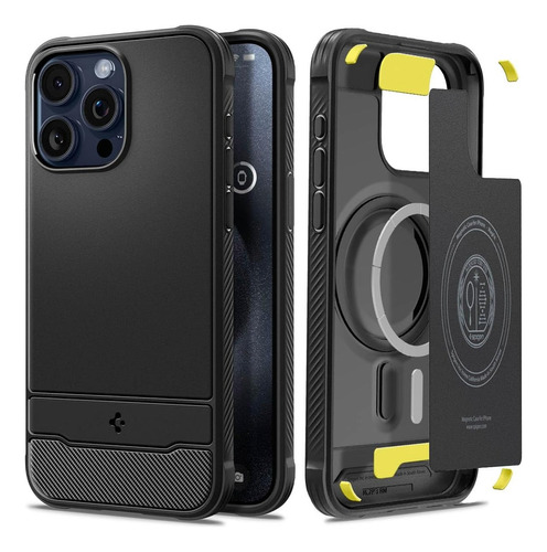 Capa Original Spigen Rugged Armor Magfit iPhone 15 Pro Max