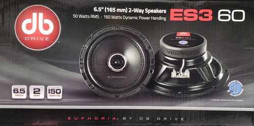 Bocinas Para Puerta 6.5 Db Drive Euphoria Es360 2 Pares New