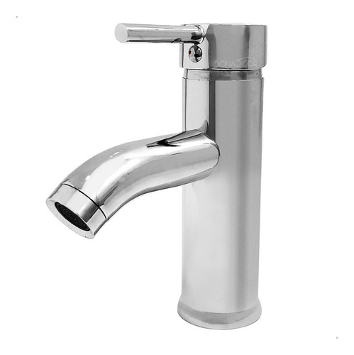 Torneira Banheiro Aço Inox Cromado Misturador Monocomando Dona D.Cor Água Quente E Fria Bica Baixa Cuba Lavatório Inox 304 Torneira De Bancada Luxo Cor Prata Acabamento Cromado