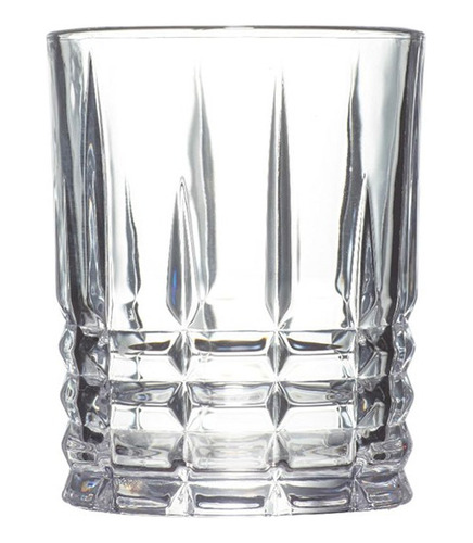 Vaso De Vidrio Labrado Highland 343ml X2 Unidades Color Transparente