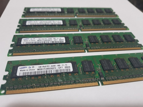 Imagem 1 de 6 de Memória Samsung M391t2863qz3 Cf7 0924 1gb 1rx8 Pc2 6400e
