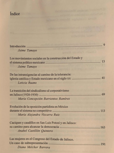 Movimientos Sociales, Estado Y Sistema Político En México