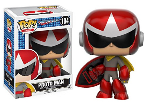 Figura De Acción Funko Pop Mega Man: Proto Man