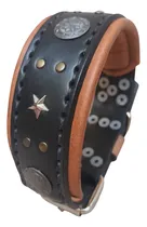 Comprar Collar Lujo Doble Cuero Dogo Pitbull Rottweiler Cane Corso