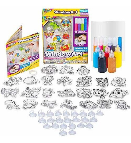 Manualidades - Kit De Pegatinas De Arte Para Pintar Ventanas