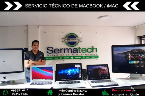 Imagen 1 de 9 de Servicio Técnico Apple Macbook iMac Mantenimiento Quito