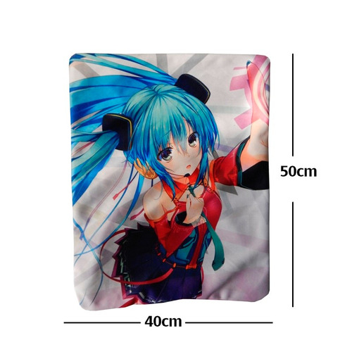 Imagen 1 de 1 de Vocaloid Miku Hatsune Vestido Rojo Almohada De 40 X 50cm