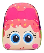 Comprar Mochila Chamoy Y Amiguis Rostro 3d Distroller Kinder Ruz Color Violeta Diseño de la tela ESTAMPADO, 3D