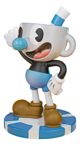Mugman Cuphead Game Nostalgia Figura Resina 15cm