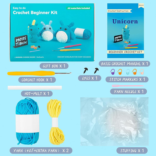 Kit De Inicio De Moritakk Crochet Beginners - Kit De Crochet