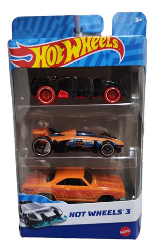 Auto Autitos Hot Wheels Set X3 En Blister Original Mattel 