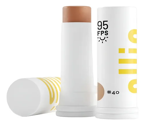 Protetor solar em bastão com cor FPS 95 #40